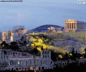 пазл Афинский Акрополь, Греция